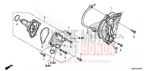 POMPE A EAU CBR1000RAH de 2017